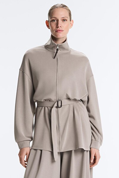 Oysho Long corset jacket with soft-touch modal belt