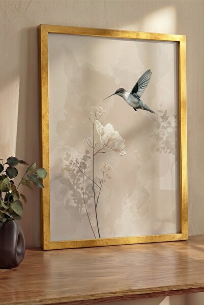 Postifull Pictură de perete, Tablou și poster cu ramă aurie de lux, Seria Rit...