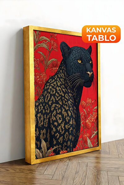 Postifull Zidna slika, luksuzna slika na platnu sa zlatnim okvirom, serija ri...