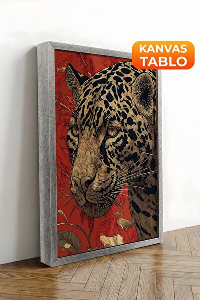 Postifull Pictură murală, Tablou pe pânză cu ramă argintie de lux, Seria Ritu...