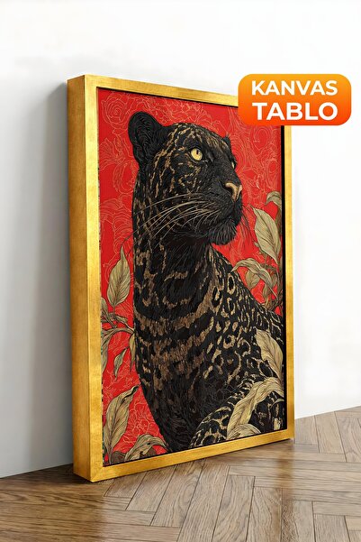 Postifull Zidna slika, luksuzna slika na platnu sa zlatnim okvirom, serija ri...