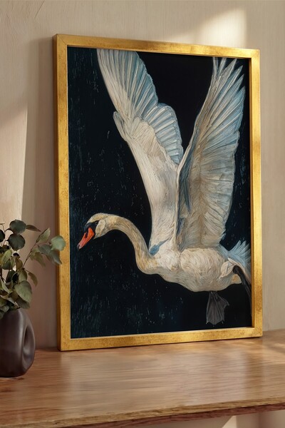 Postifull Zidna slika, luksuzna slika i poster sa zlatnim okvirom, serija rit...