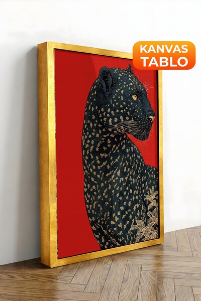 Postifull Zidna slika, luksuzna slika na platnu sa zlatnim okvirom, serija ri...