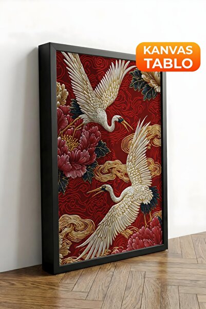 Postifull Duvar Tablosu, Lüks Siyah Çerçeveli Kanvas Tablo, Ritüel Serisi, Ku...