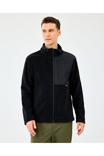 SKECHERS M Polar Jacket Erkek Siyah Mont S2520130-3817