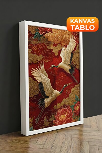 Postifull Pictură murală, Tablou pe pânză cu ramă albă de lux, Seria Ritual, ...