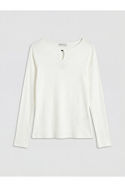 LC Waikiki ΝΕΑ ΣΕΖΟΝΑ ΑΠΟ ΤΗΝ GÜLİS GİYİM: Γυναικείο κορμάκι σε χρώμα εκρού μ...