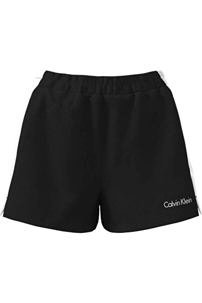 Calvin Klein Women's Brand Logo Black Shorts Suitable for Daily Use Lv00Q6115...