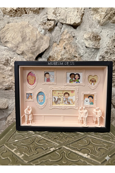 Mynivora Sevgiliye Hediyelik 3D Anı Müzesi Çerçeve – Romantik Dekoratif Ev He...