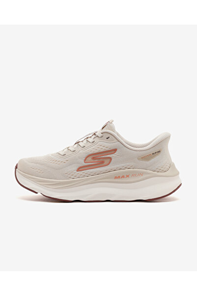 SKECHERS MAX RUN Kadın Natürel Koşu Ayakkabısı 129200 NAT