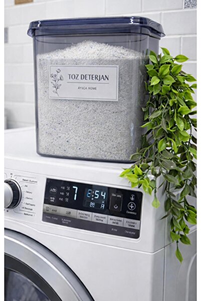 AY&ÇA HOME Etiketli 3.1 lt. Plastik Toz Deterjan Kutusu