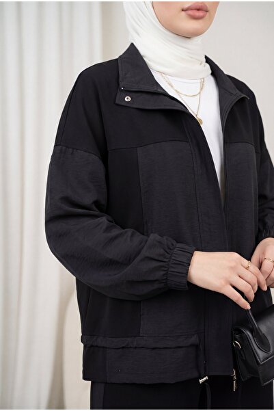 HİJABAYA Με κορδόνι στη μέση Ελαστικό βαμβακερό σετ με λαβές και φερμουάρ μπρ...