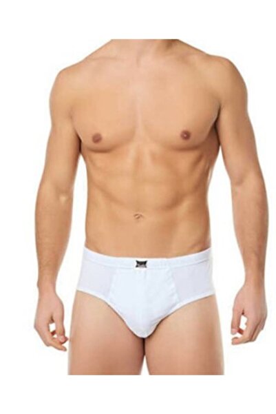 Tutku Men's 6-Pack Cotton Slip-White-L