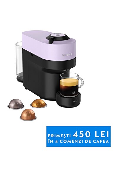 Krups Espressor Nespresso της Vertuo Pop XN9206F0, 1500W, 19 Bar, Centrifusio...