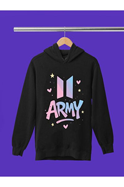 MAGORS سويت شيرت للأطفال مطبوع عليه BTS BANGTHAN BOYS ذو 3 خيوط ونسيج ناعم عا...