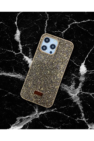 KILIF HOUSE Lux Premium Shiny Stone Case Compatible with iPhone 15 Pro