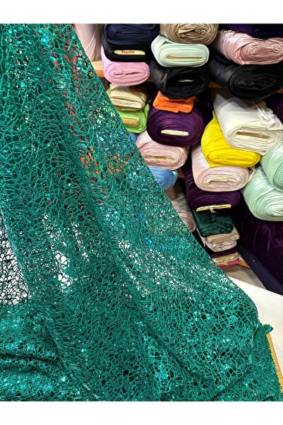 MEKİK MANİFATURA Țesătură din plasă cu paiete