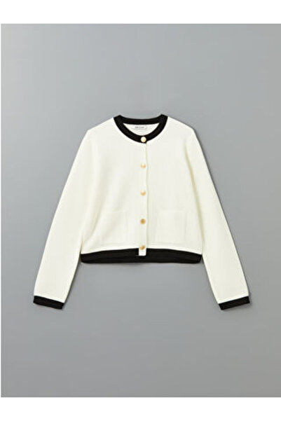 LC Waikiki إكرو طاقم الرقبة سترة تريكو المرأة