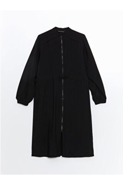 LC Waikiki قميص نسائي من MODANOVA SEZON ذو ياقة هاكيوم باللون الأسود