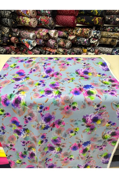 MEKİK MANİFATURA Țesătură JESIKA cu model, lățime dublă 150 cm, în lățime.