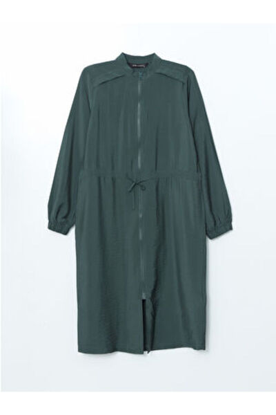 LC Waikiki Green Judge Collar Women's Shirt Tunic