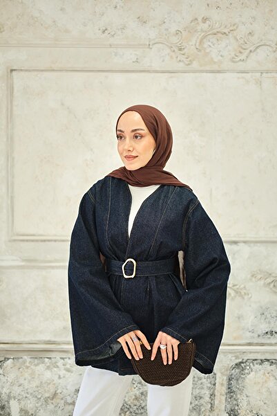 Helen Goods Women's Oversized Jacket with Belt Detail