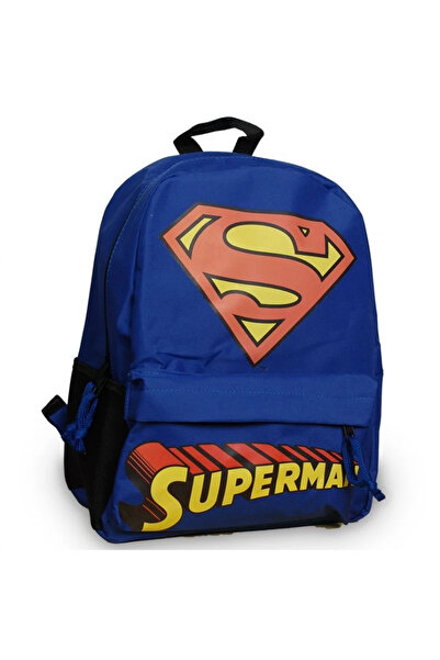 Atlantis Superman Logo Sırt Çantası Mavi