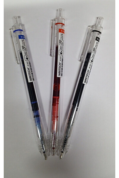 Writech W-927 LIQUID ROLLER 0,5MM KALEM KIRMIZI - 12'Lİ KUTU