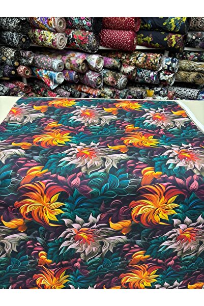 MEKİK MANİFATURA قماش جيسيكا منقوش بعرض 150 سم