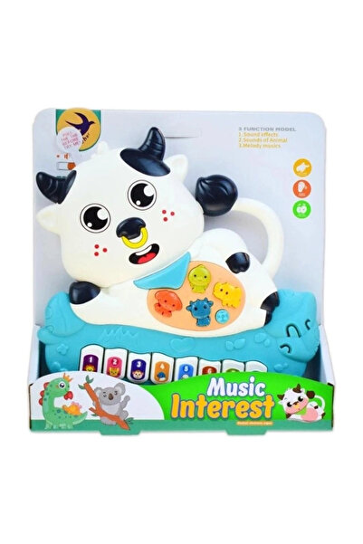 Genel Markalar Mey İthalat® 855-193D PİLLİ MÜZİKLİ İNEK PİYANO -ZRV