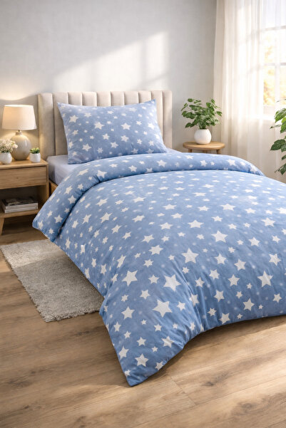 Madame Home Σετ Μονό Παπλωματοθήκη για Νεανικό Δωμάτιο με 100% Βαμβακερά Ελασ...