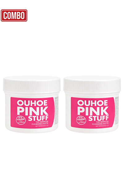 OUHOE PINK STUFF Combo 2pcs Pink Cleaning Paste 100G Kitchen Bathroom Pots Ti...