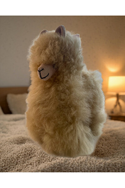 TUI ALPACA لعبة وبري مصنوعة يدويًا من صوف الألبكة الناعم 100%، "إندي ألبكة"، ...