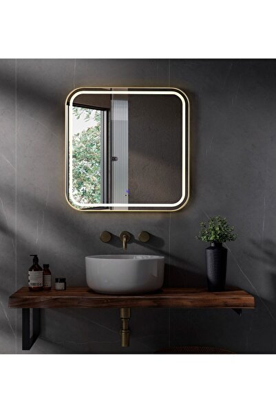 Sanal Glass El Hareket Sensörlü Ledli Dekoratif Banyo/salon ve Makyaj Aynası ...
