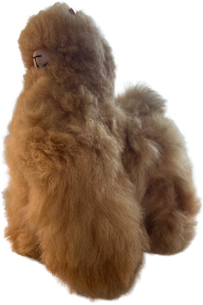 TUI ALPACA Handmade 100% Baby Alpaca Wool Plush Toy: Indi Alpaca – Camel TA-I...
