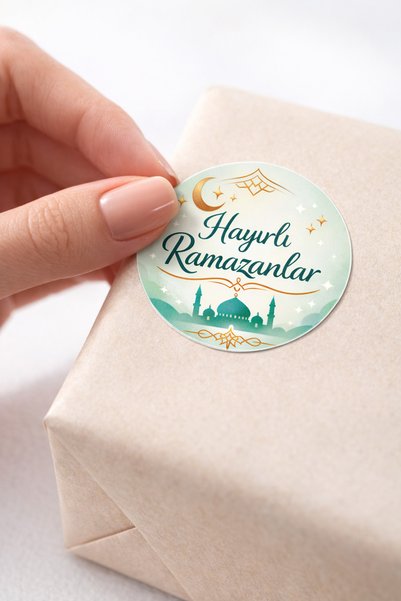 deer art Ramadan Themed 10-Piece Sticker Set – Glossy Artistic Adhesive Stickers R-1