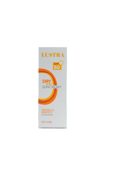 lustra DRY SKIN SUN CREAM 50 SPF 100ML - لوسترا كريم واقي الشمس للبشرة الجافة 100 مل