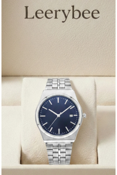 Leerybee Classic Model Metallic Cord Minimalist Unisex Watch