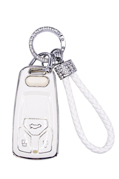 Baghes Δερμάτινο μπρελόκ αυτοκινήτου με πέτρινη όψη – Κομψό μπρελόκ συμβατό μ...