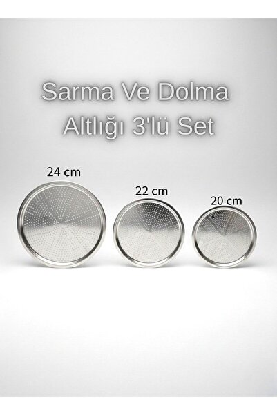 FARALYAHOME 3'lü Paslanmaz Çelik Yanmaz Yapışmaz Tencere Dibi Koruyucu Dolma ...