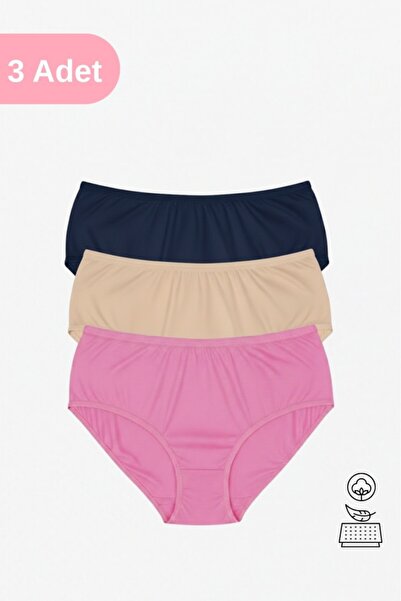 ECNT Women's High Waist 3-Piece Modal Fabric Combed Cotton Bato Panties – Sof...