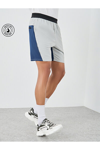 Styli Color Block Regular Fit 7inch Shorts