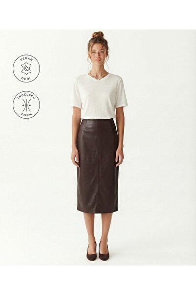 Yargıcı Pencil High Waist Skirt