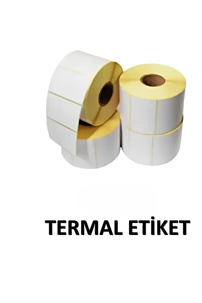 ETİKET KAPIDA 45x25 TERMAL ETİKET 1.000 SARIM 1 RULO EN 45 BOY 25