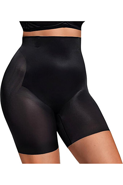 OEM Women's short elastic sports tights, black, XL