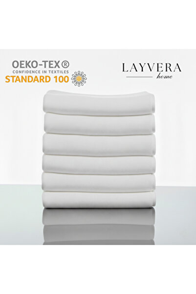 Layvera Prosop de hotel 70x140 cm, pachet de 6, 400 grame |   Hotelul Flat Be...