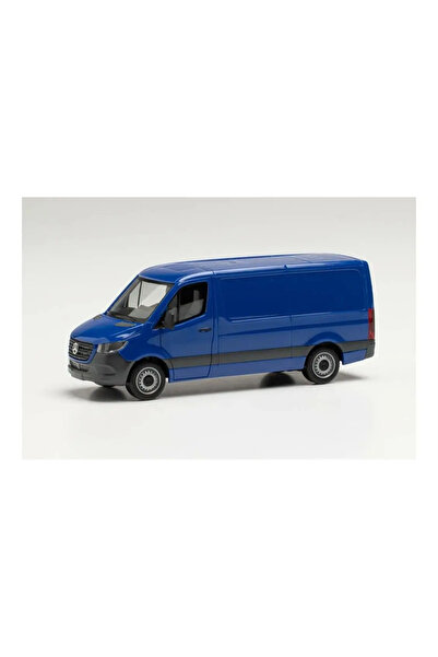 Herpa 1/87 MB Sprinter 18 m3 Van Mavi Küçük Araba Modeli, 096485