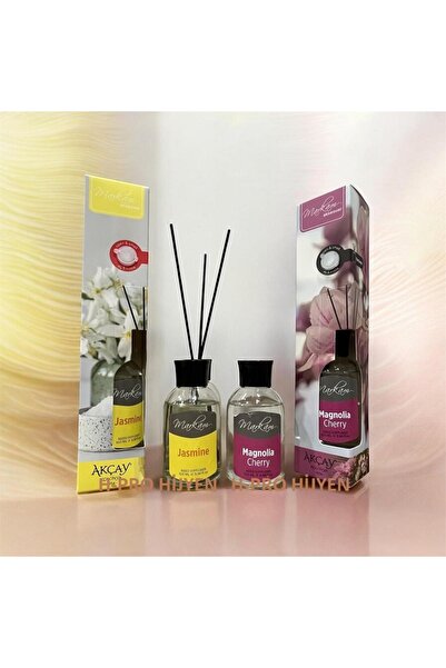 AKÇAY MARKAM ÇUBUKLU ODA KOKULARI, JASMİNE 100 ML VE MAGNOLİA CHERRY 100 ML