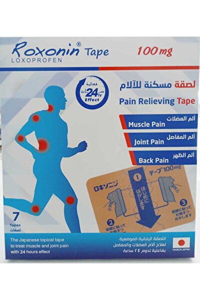 SAJA Pharmaceuticals ROXONIN PAIN RELIEVING TAPE 100MG