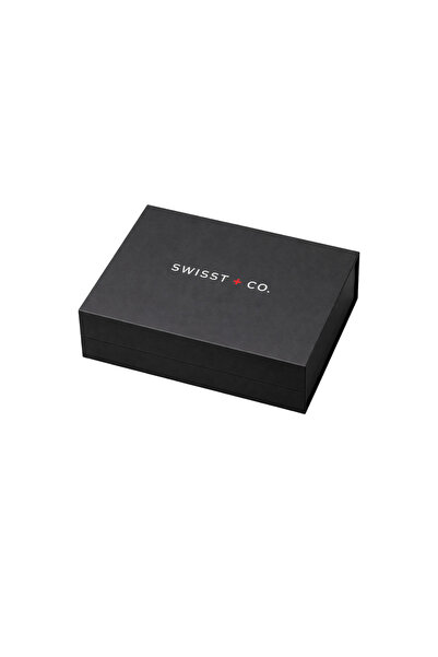 Swisst Co Men's Cotton Seasonal Gift and Dowry Set, Original Boxed, 2-Piece Buttoned Black Pajama Set